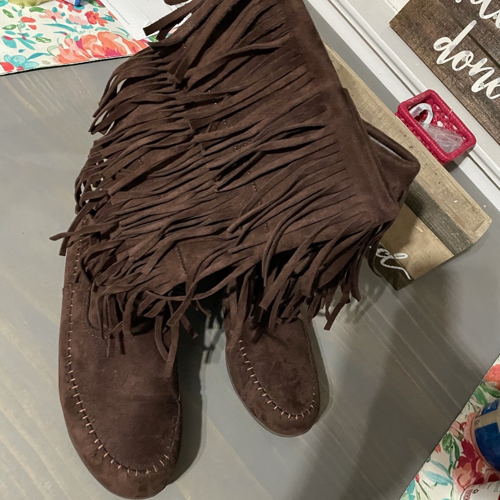 Comfortview Fringe Boots